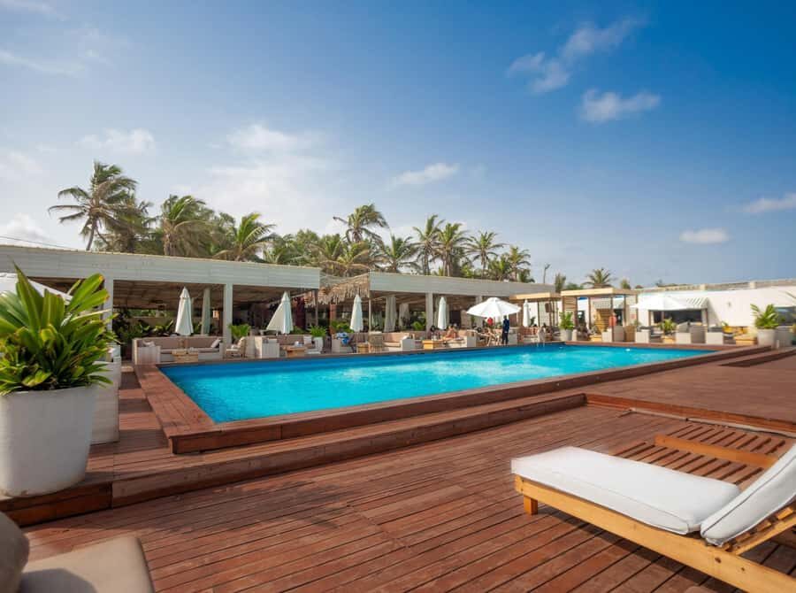 Accra Beachfront Experience: Sun Sand Calm & Lunch - Lunch by the Pool and One Complimentary Cocktail: Where the Day Regains Control