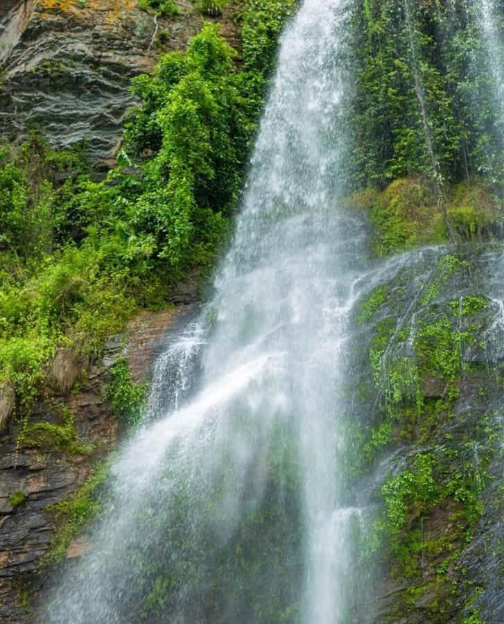 Accra: Tafi Kente Village, Monkey Sanctuary &Wli Waterfalls - Wli Waterfalls in Agumatsa Wildlife Sanctuary: The Mist, the Sound, and the Descent