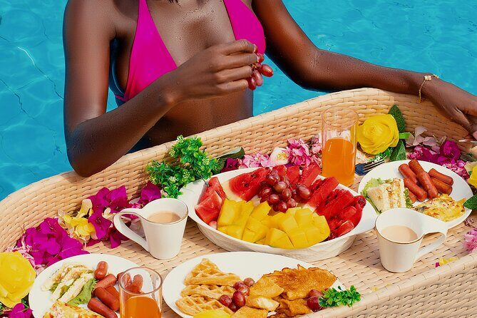 Floating Brunch Pool Experience - Private pool access: the comfort level for non-swimmers
