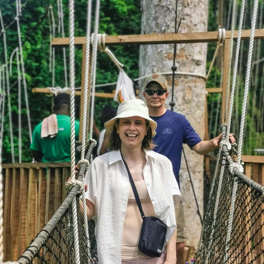 From Accra: Cape Coast, Elmina Castle & Kakum Park Day Tour - Kakum National Park: seven bridges, big trees, and height decisions