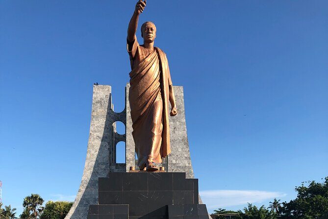 Full-Day Private Culture and History Tour of Accra - Kwame Nkrumah Memorial Park: independence you can walk through
