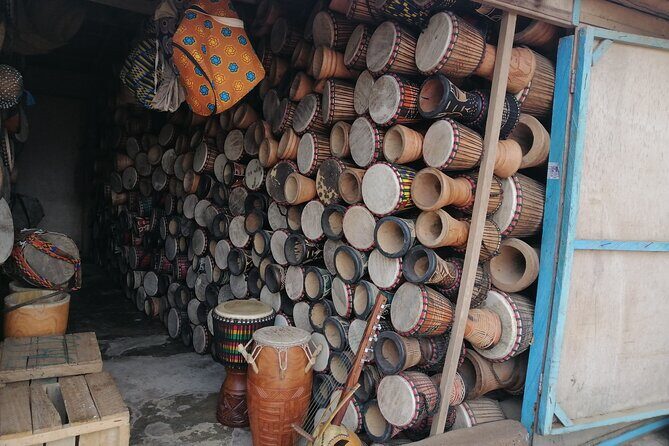 Half-Day Private African Drumming Lessons with Pick Up - The art-and-craft market: shop, ask, and learn as you walk