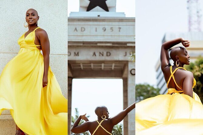 Luxury Flying Dress Photoshoot in Accra - How the 1-Hour Photoshoot Works in Real Life