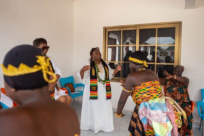 Naming Ceremony, Assin Manso Slave River and Cape Coast Castle - How the full day flows, including Hans Cottage Crocodile Botel lunch time
