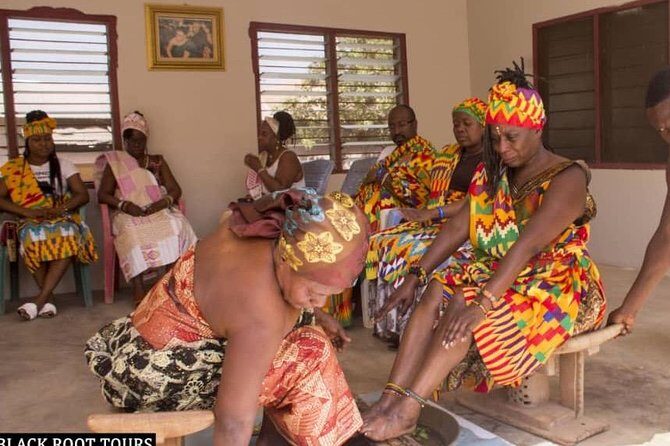 Traditional Naming Ceremony For African Americans In Kumasi - Stop 2 in Adanwomase: Kente Weaving and a Cocoa Farm Tour